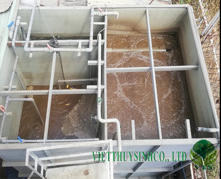 bể gom xử lý nước thải sinh hoạt